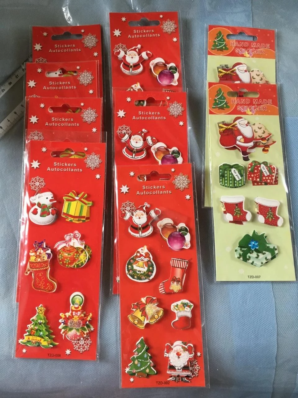 15 Packs D'Autocollants /Stickers De Noël - Neuf